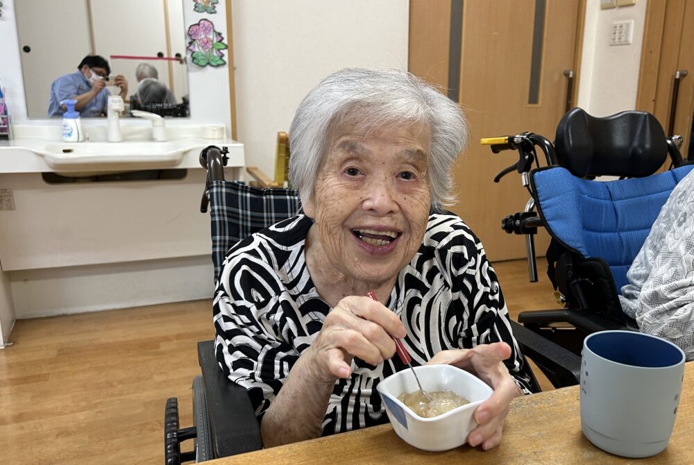 静岡市葵区グループホーム_イベント食わらび餅