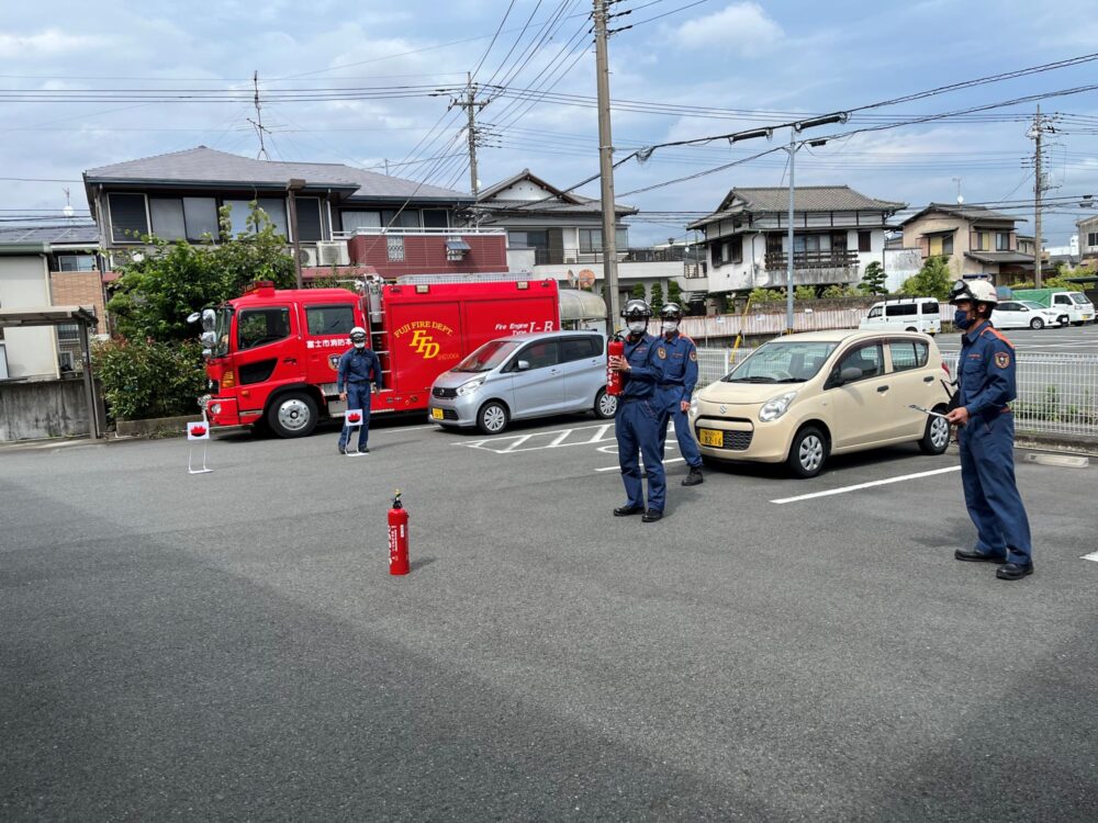 富士市グループホーム_厚原全体避難訓練