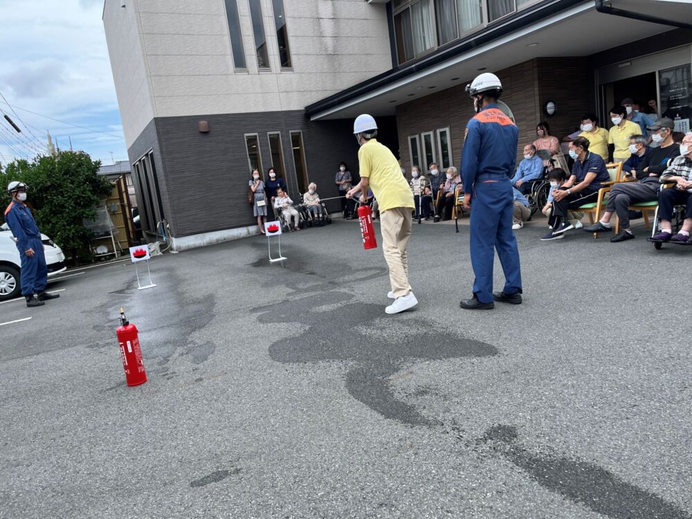 富士市グループホーム_厚原全体避難訓練