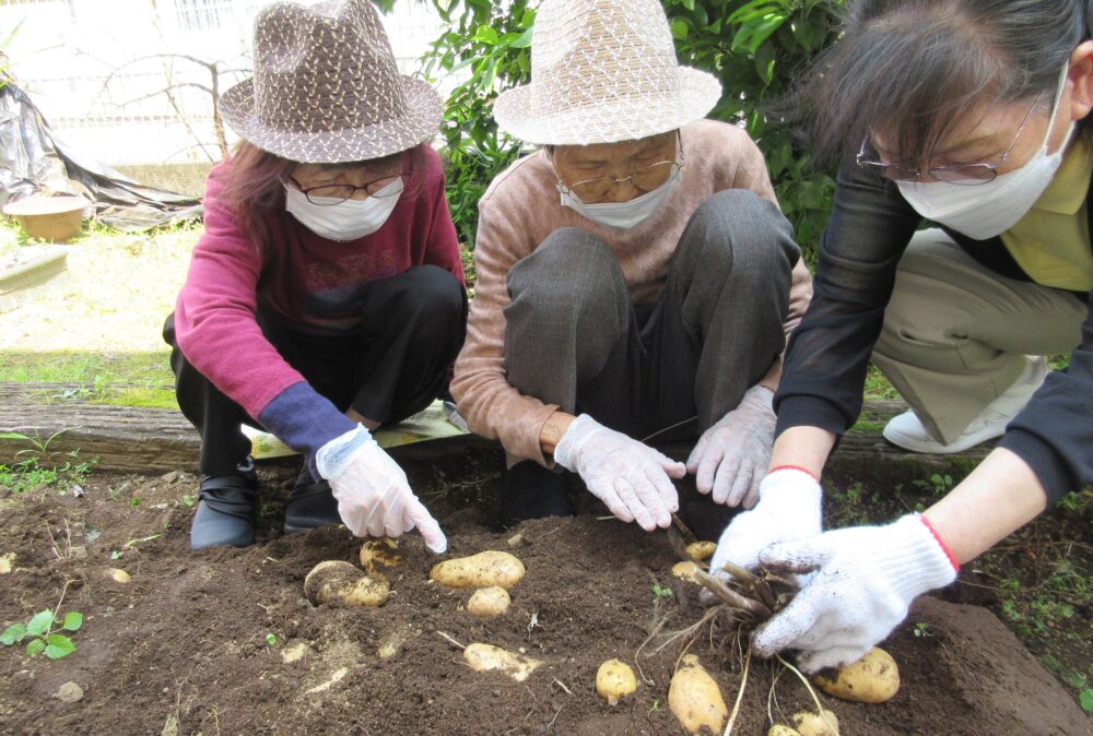 静岡市葵区グループホーム_菜園活動