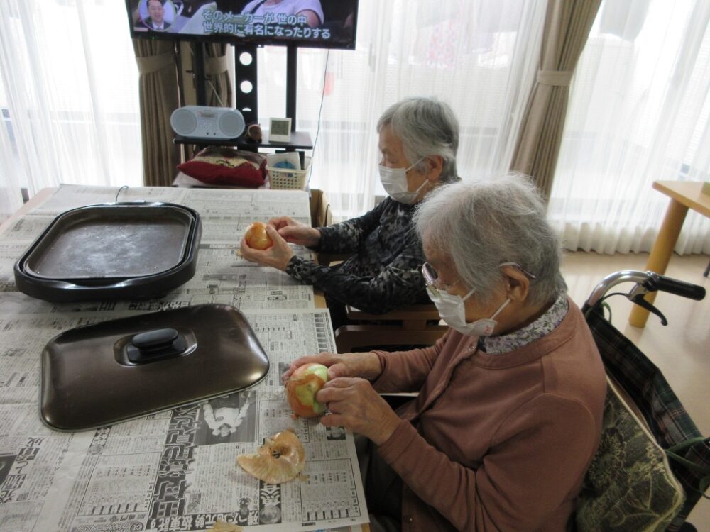 沼津市グループホーム_食事作りレク