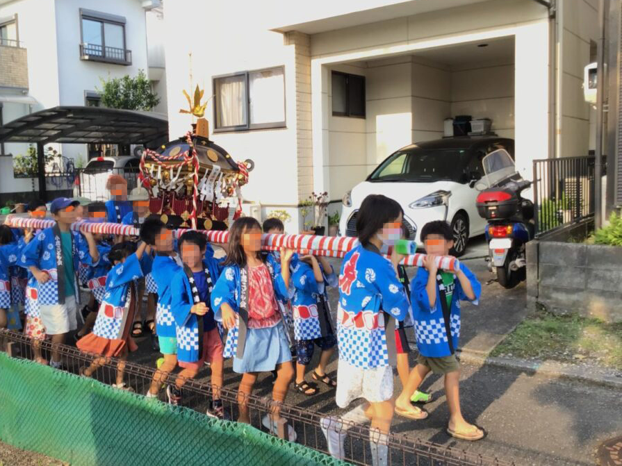 静岡市駿河区グループホーム_小鹿自治会夏祭り