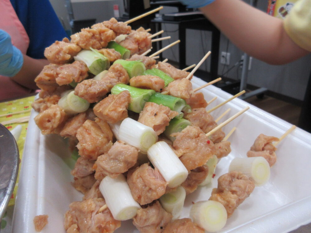 島田市グループホーム_焼き鳥納涼祭