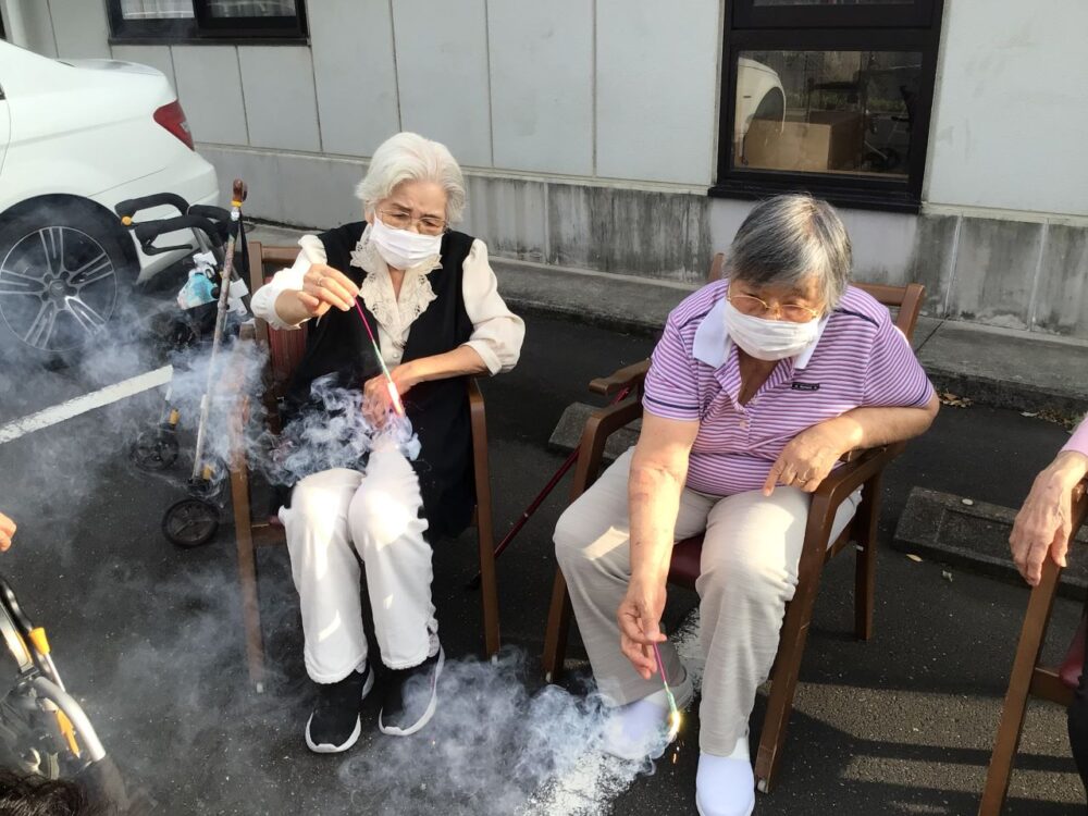 静岡市駿河区グループホーム_小規模合同夏祭り