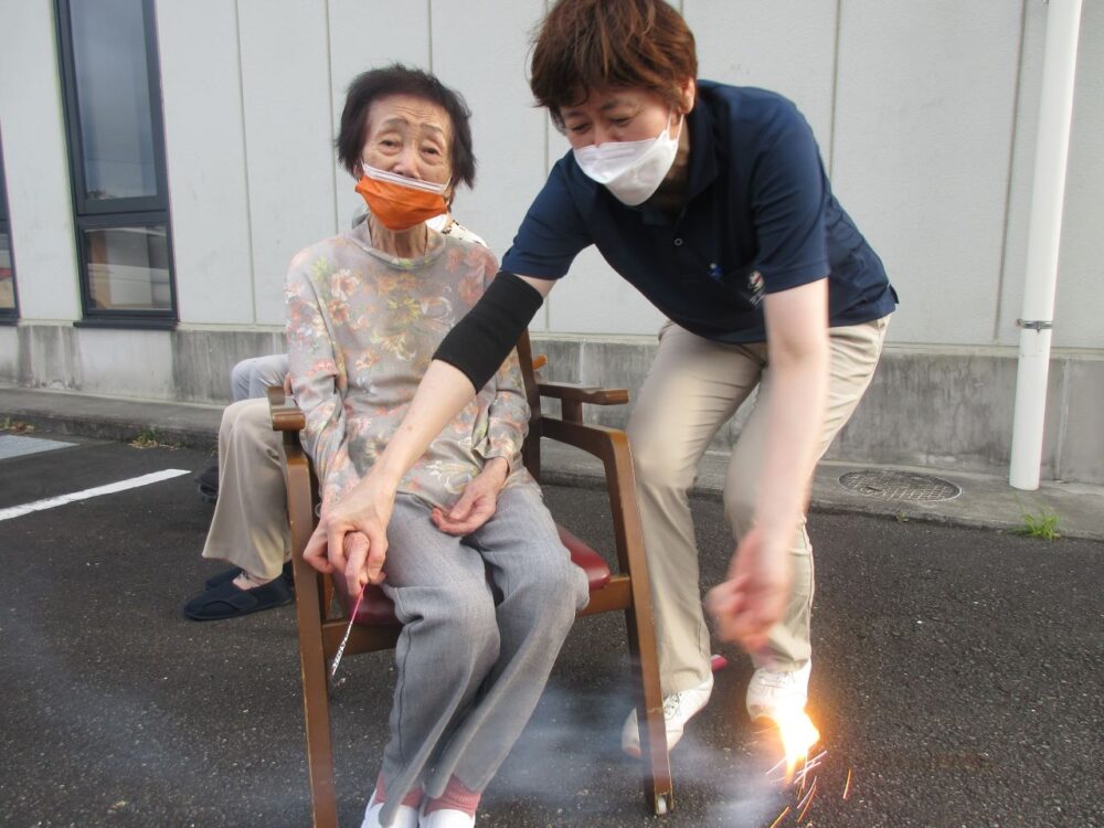 静岡市駿河区グループホーム_小規模合同夏祭り