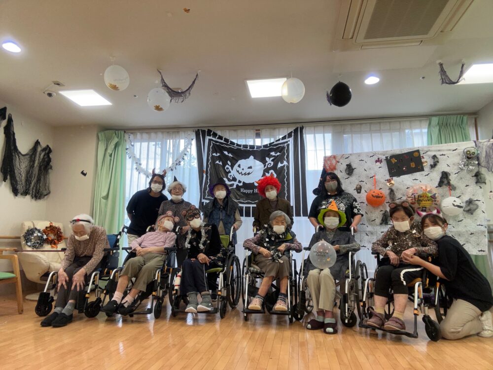 厚原グループホーム　ハロウィンイベント