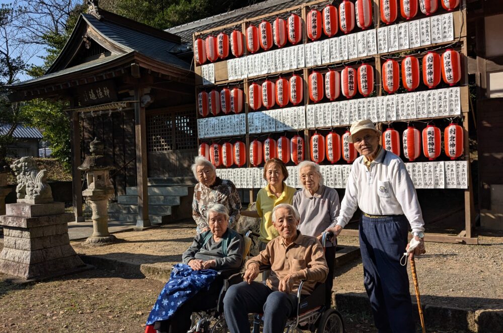 静岡市葵区グループホーム_利倉神社へドライブに行きました