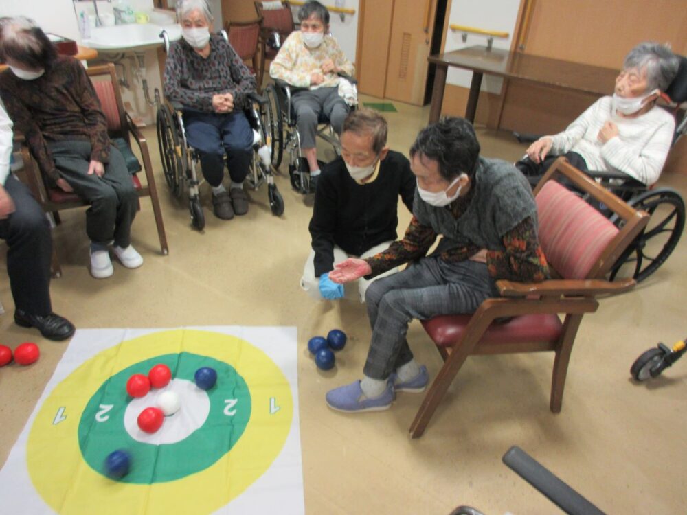 小鹿公園前グループホーム　ボッチャ大会