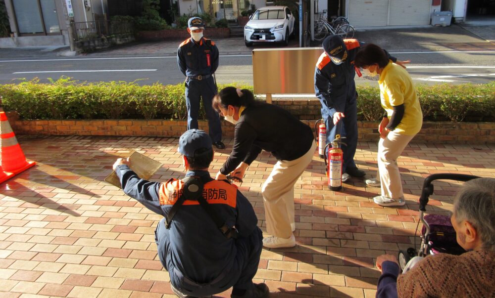 静岡市葵区グループホーム_防災訓練