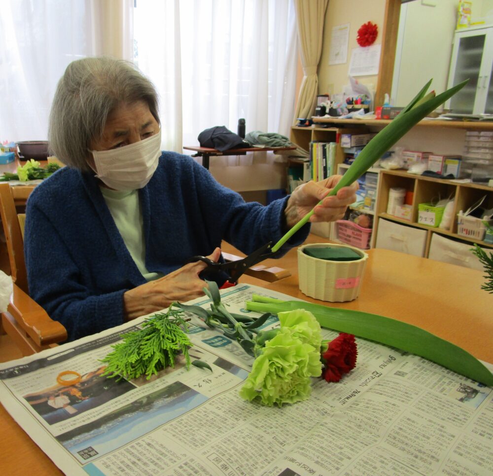 西奈グループホーム　生け花