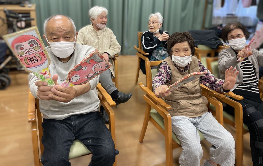 有東坂小規模多機能　羽子板大会！