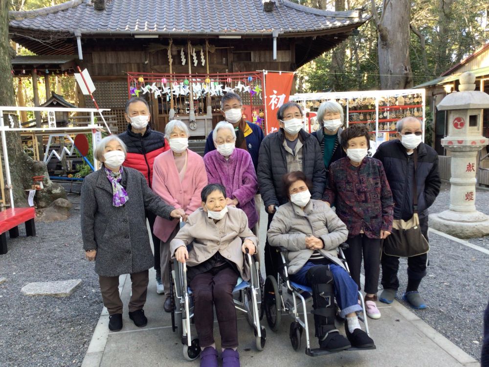 有東坂小規模多機能　今年初の外出レクリエーション