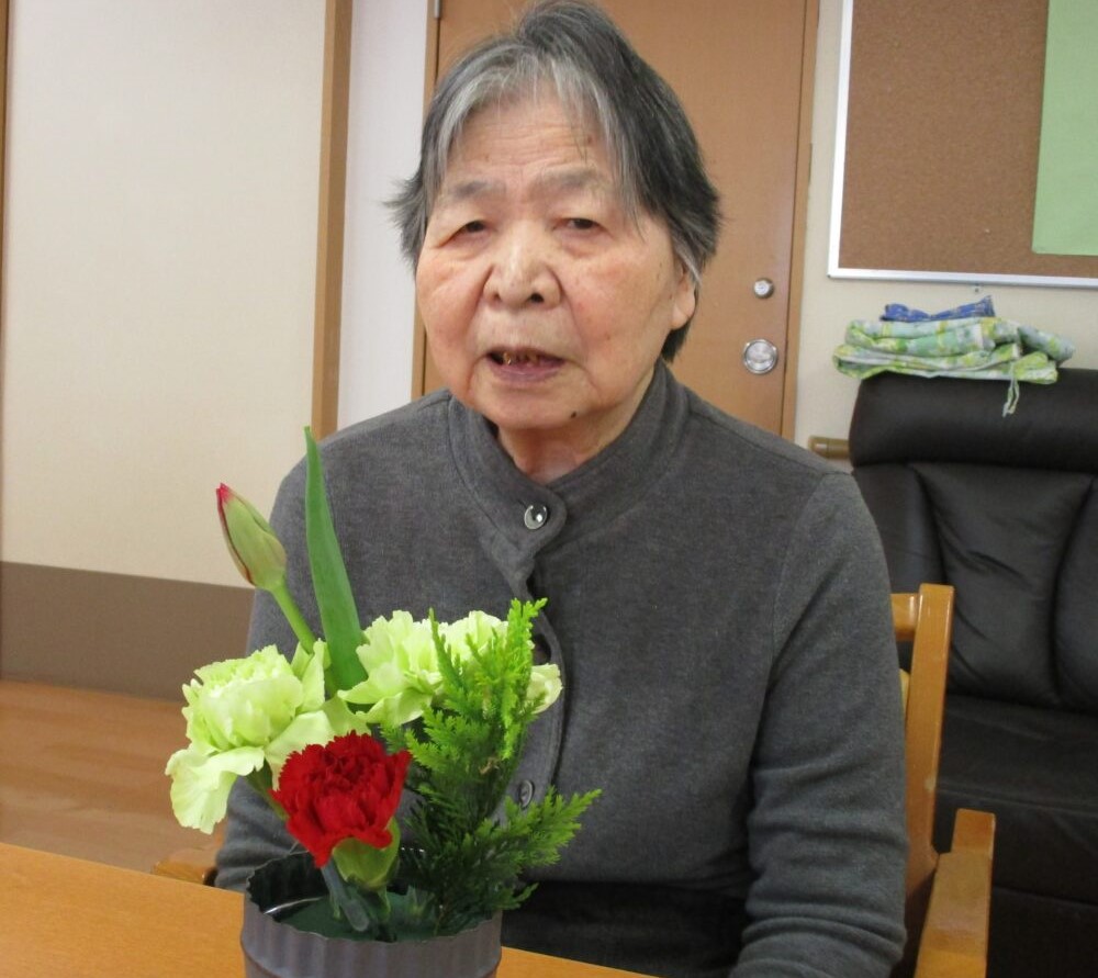 静岡市葵区グループホーム_生け花