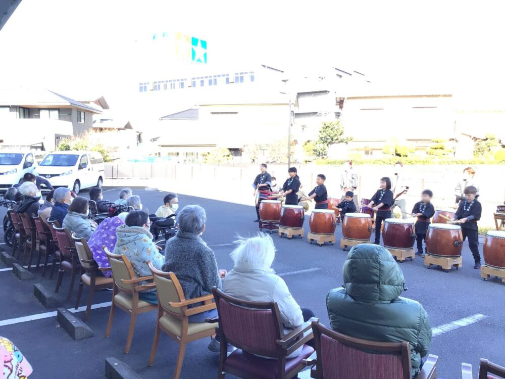 静岡市駿河区グループホーム_和太鼓演奏