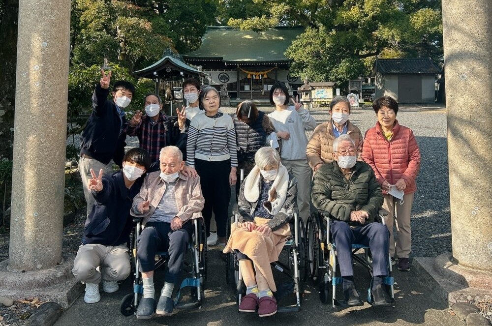 藤枝青葉町グループホーム　青葉町悠々散歩Vol.3 ～前島神社へ初詣～