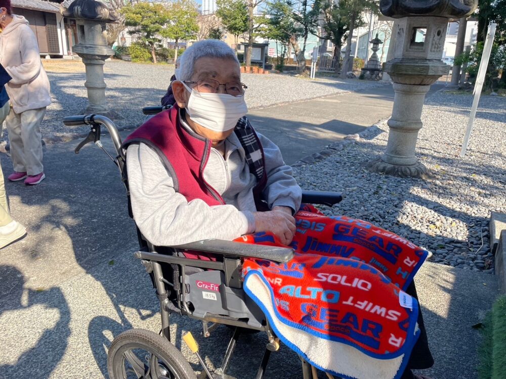 藤枝市グループホーム_青葉町悠々散歩Vol.3前島神社へ初詣