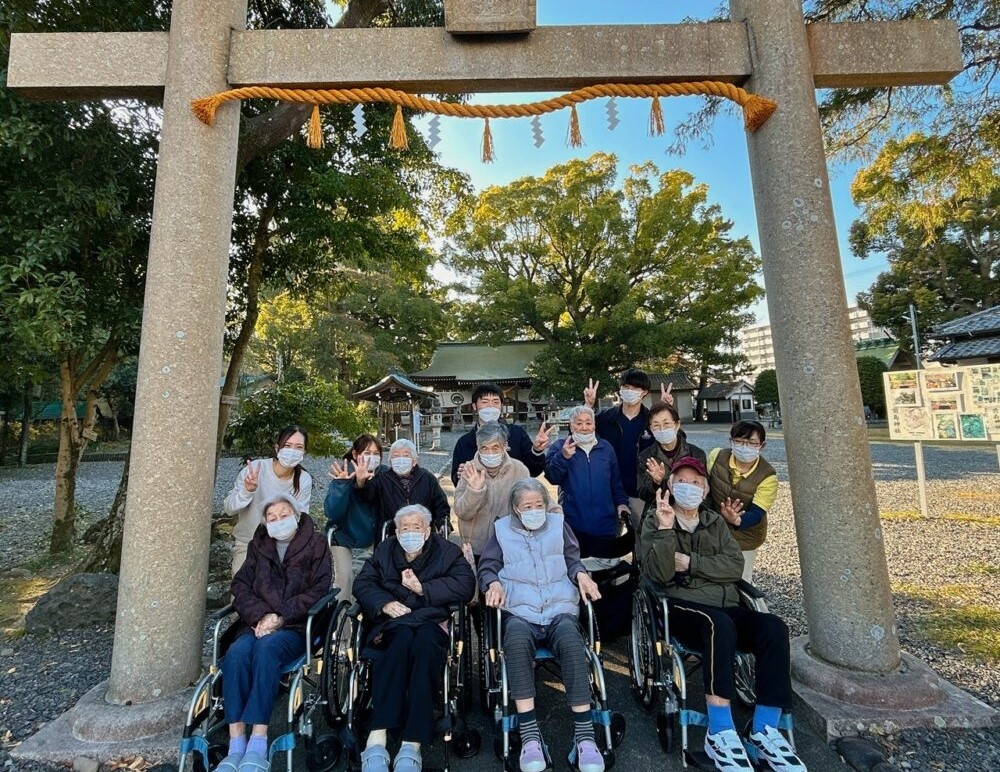 藤枝市グループホーム_青葉町悠々散歩Vol.3前島神社へ初詣