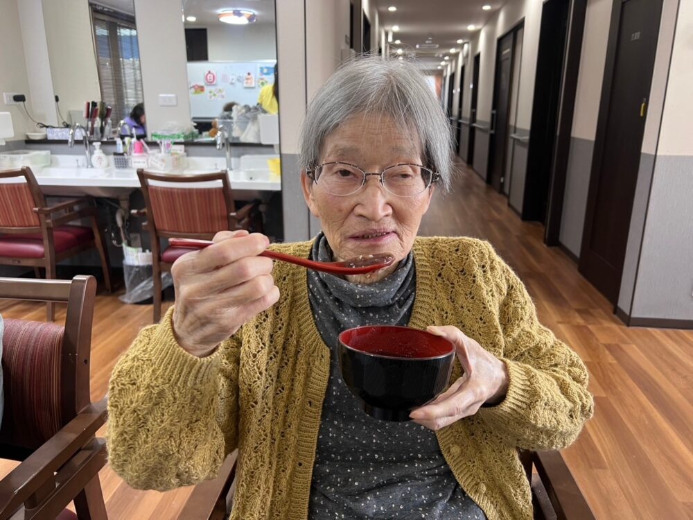 島田市グループホーム_おしるこ作り