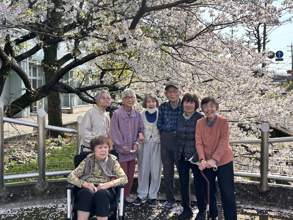 八幡小規模多機能　お花見レクリエーション