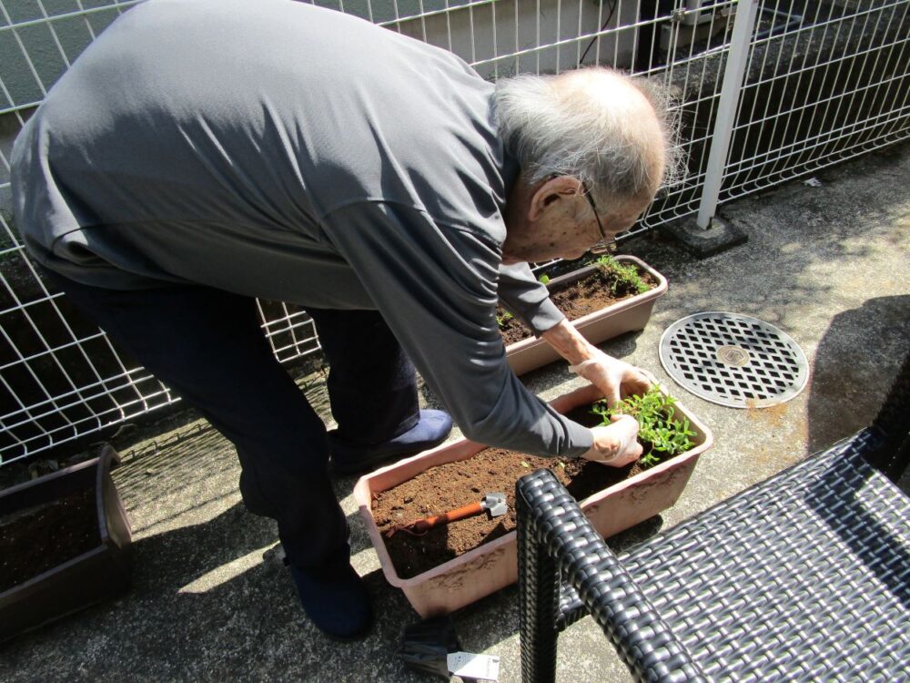 静岡市葵区グループホーム_園芸クラブ誕生