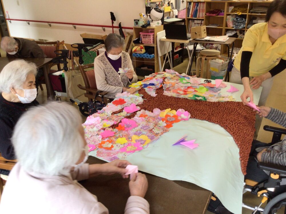 静岡市駿河区グループホーム_桜祭り