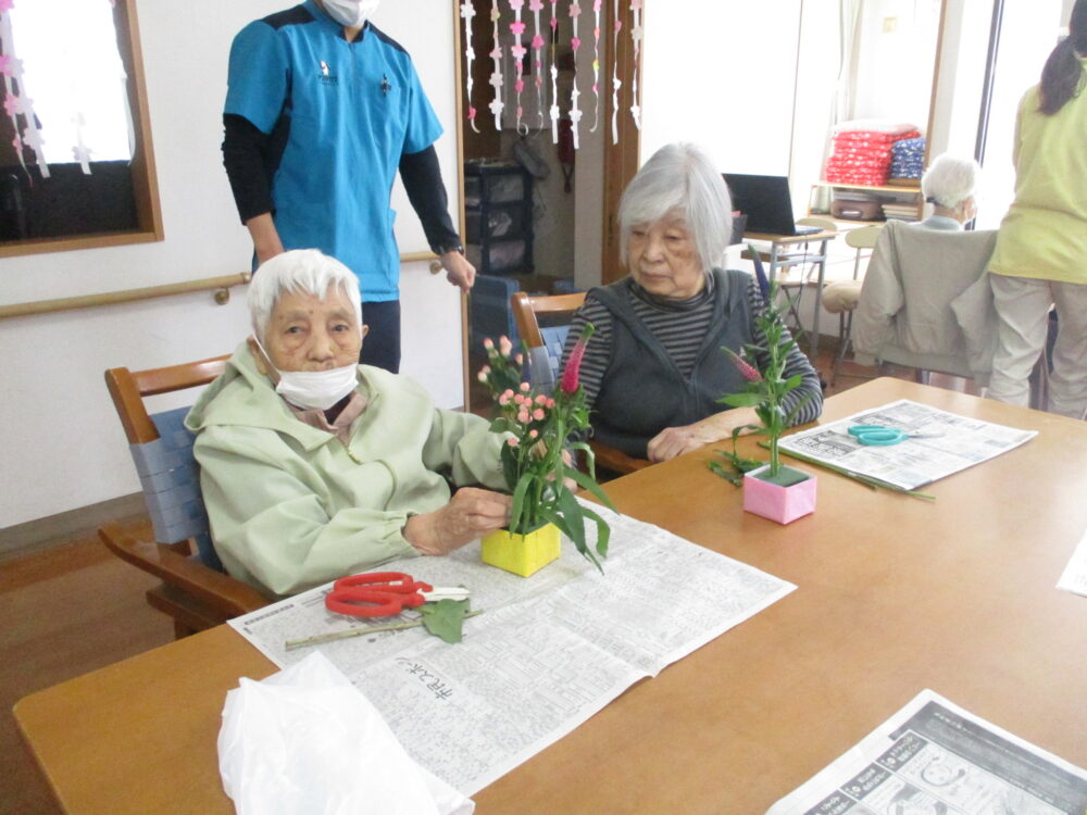 静岡市駿河区グループホーム_華道の時間