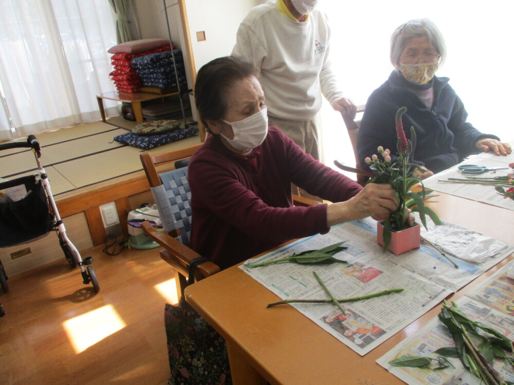 静岡市駿河区グループホーム_華道の時間