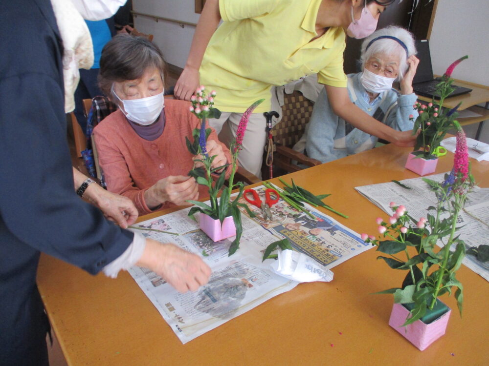 静岡市駿河区グループホーム_華道の時間