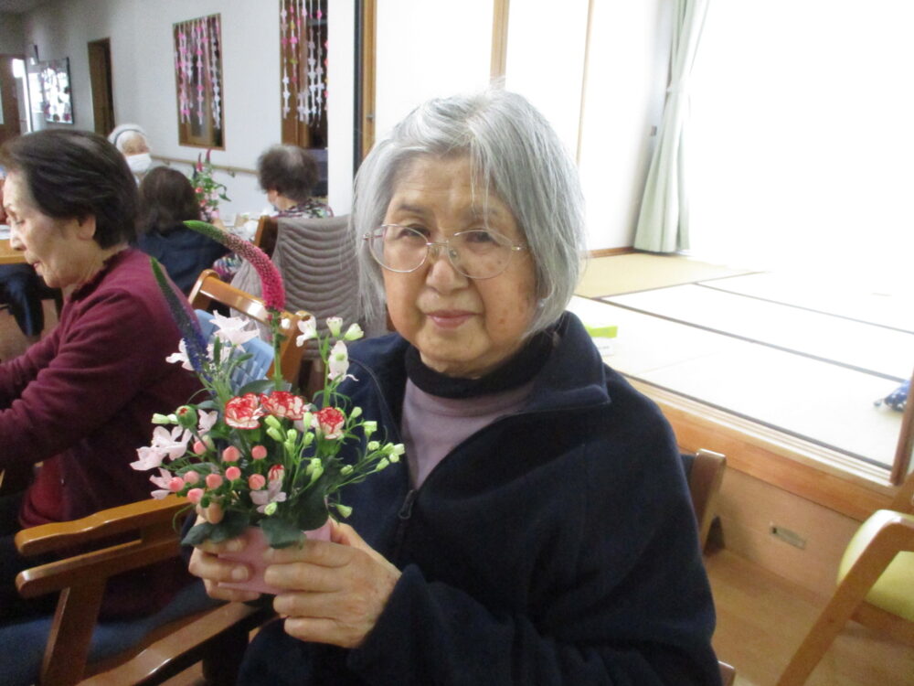 静岡市駿河区グループホーム_華道の時間