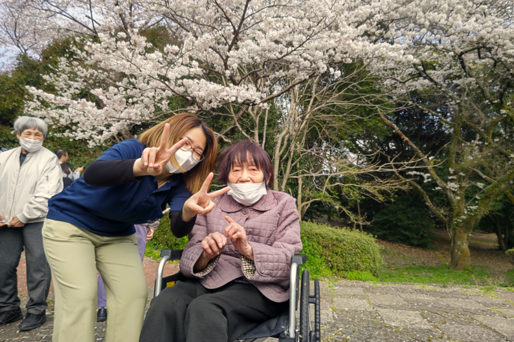 静岡市清水区デイサービス_桜のある風景