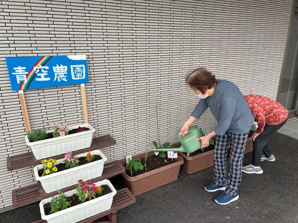 藤枝青葉町グループホーム 青空農園始動