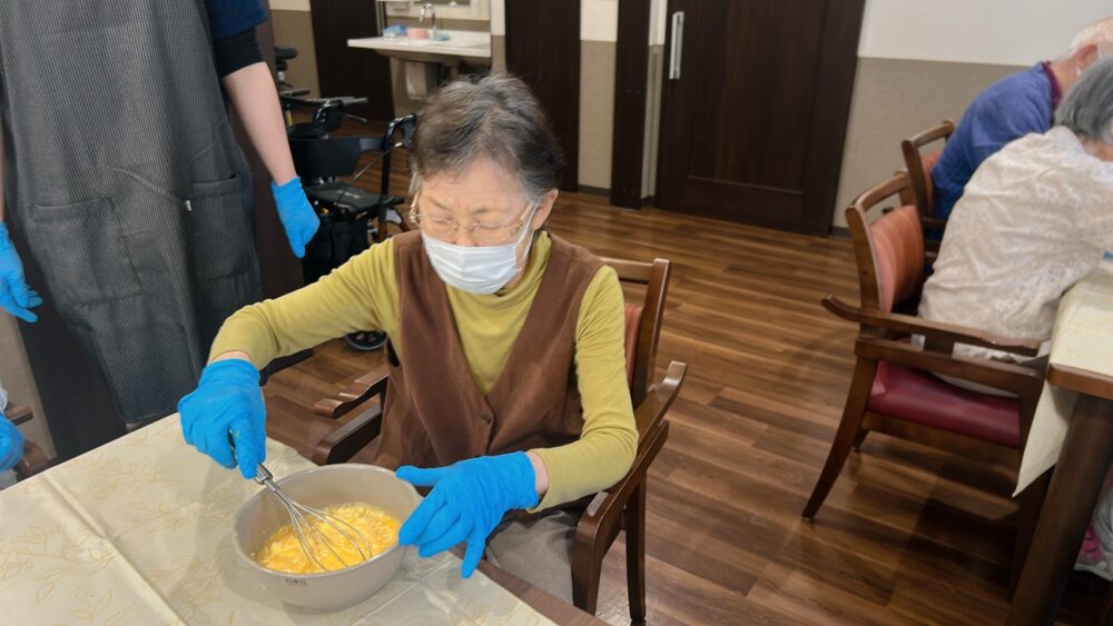 藤枝市グループホーム_春野菜のキッシュ作り