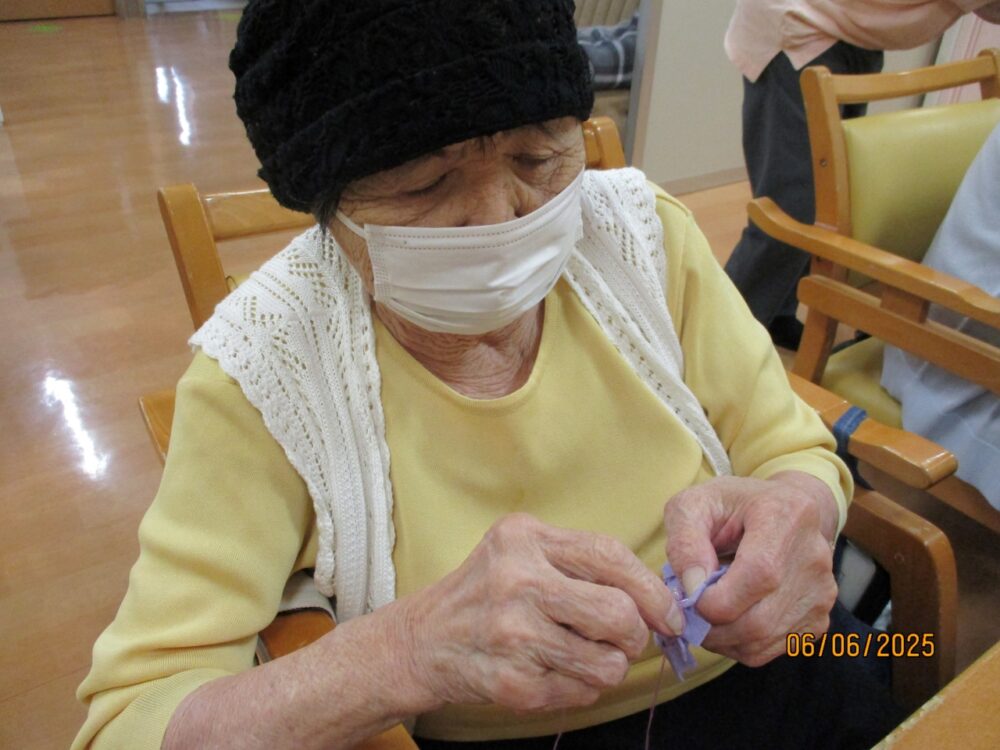 西奈小規模多機能 発足!手芸クラブ