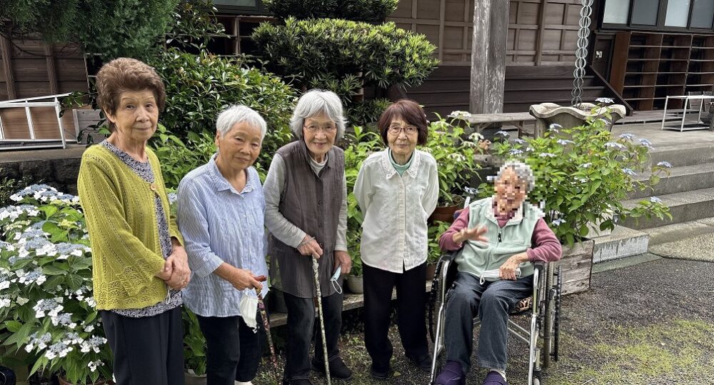 城北小規模多機能 外出レクリエーション2025~紫陽花鑑賞~