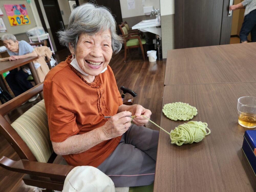 藤枝青葉町小規模多機能　手芸クラブ始動