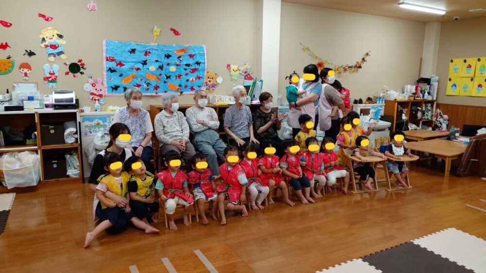 小鹿公園前小規模多機能 保育園交流