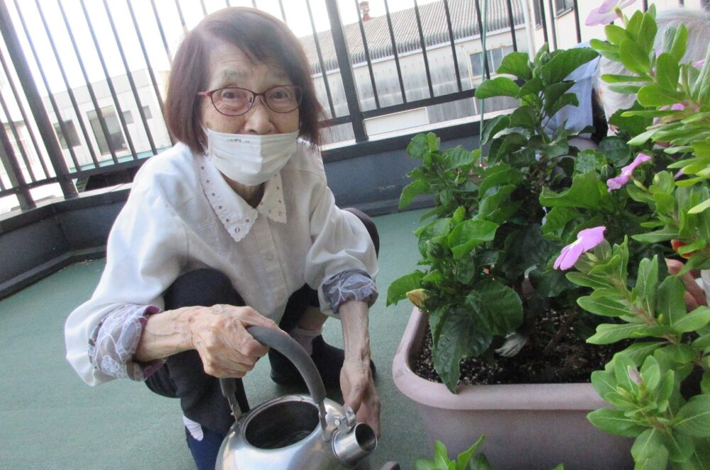 静岡市葵区グループホーム_園芸クラブ