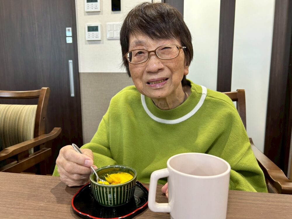 藤枝市グループホーム_秋のプチスポーツ大会かぼちゃプリンで元気に