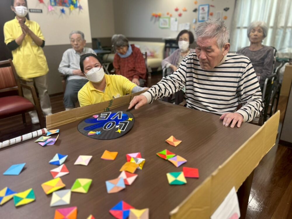 藤枝市グループホーム_秋のプチスポーツ大会かぼちゃプリンで元気に