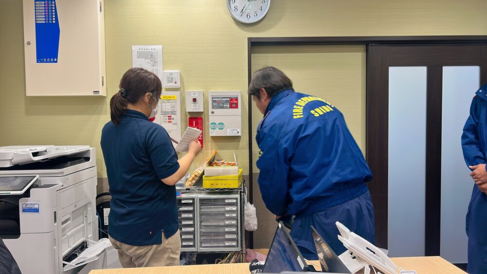 藤枝市グループホーム_消防職員と連携した避難訓練の実施