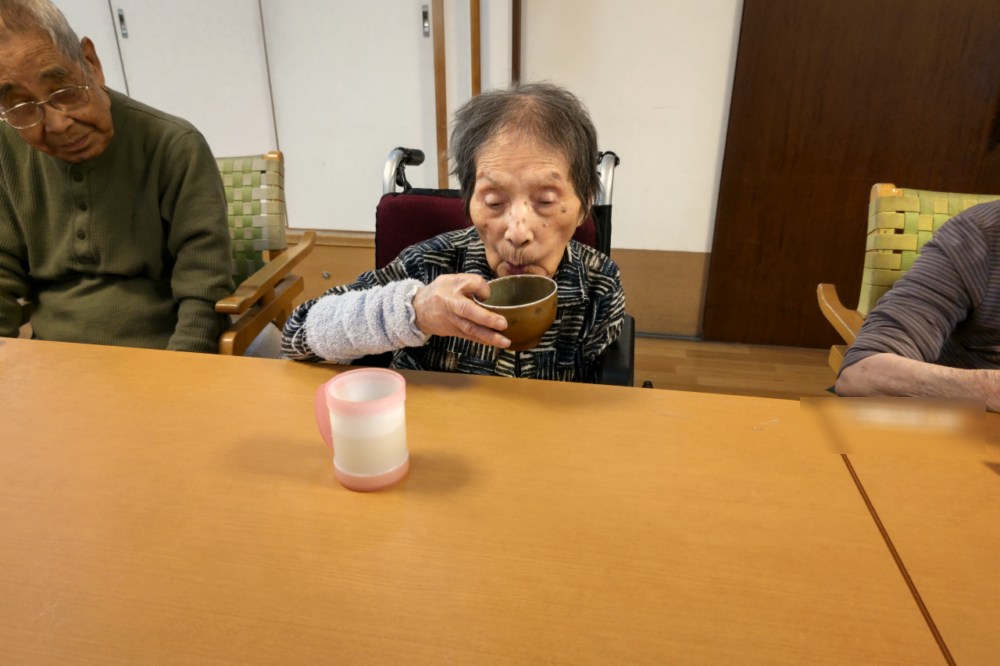 静岡市清水区グループホーム_おはぎ作り＆お誕生会