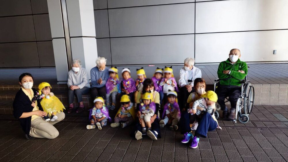 小鹿公園前小規模多機能 ハロウィン歩行訓練