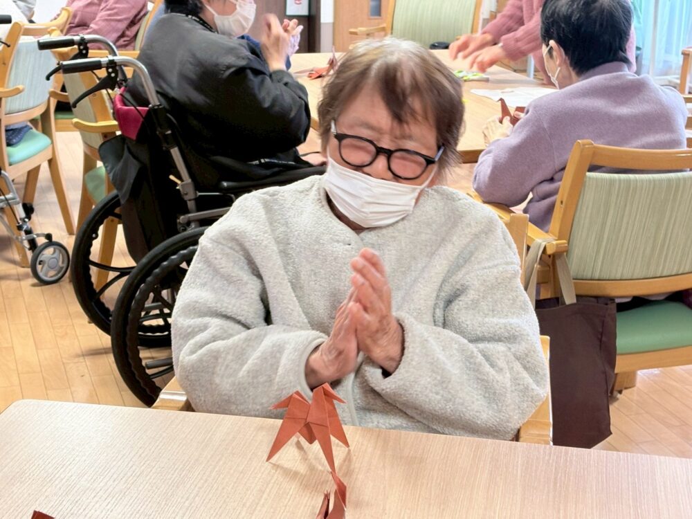 富士市グループホーム_折り紙教室2025.12.3