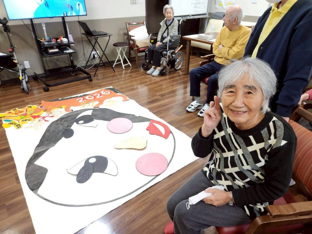 藤枝市老人ホーム_～藤枝青葉町のお正月～