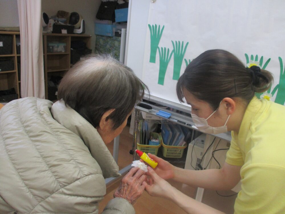 静岡市葵区老人ホーム_小規模多機能　掲示物作成