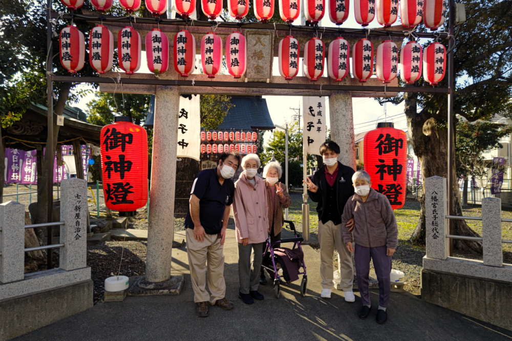 御門台グループホーム 書初め&初詣