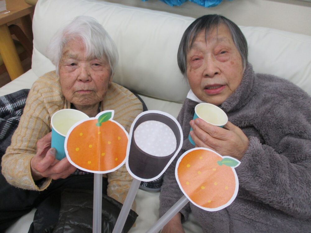 静岡市葵区老人ホーム_アロマカフェNisina  1月 異色のコラボ！？ミカン甘酒