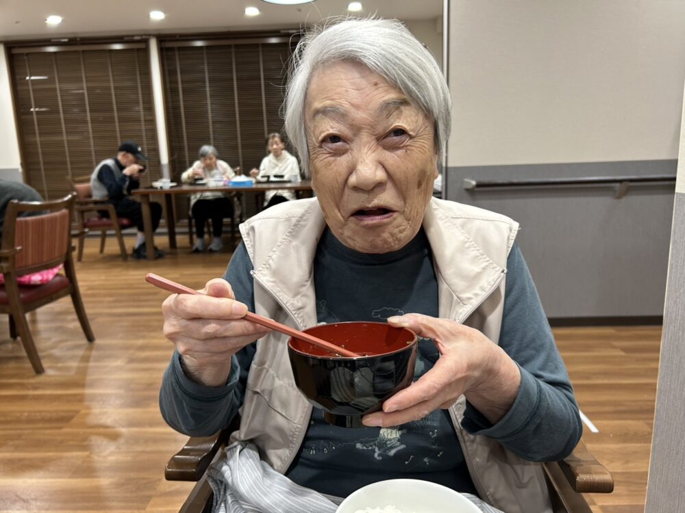 島田市老人ホーム_お雑煮食べ比べ