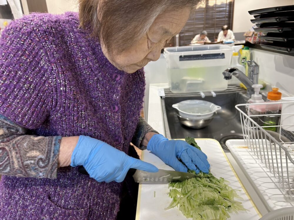 島田市老人ホーム_お雑煮食べ比べ