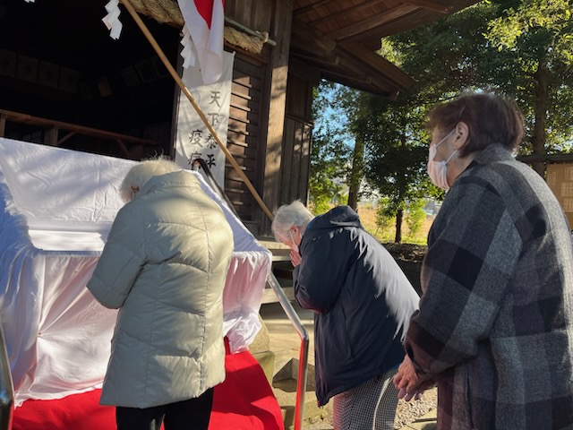 小鹿公園前小規模多機能　初詣